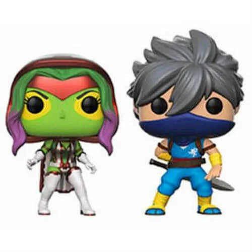 Capcom vs Marvel Gamora vs Strider EXC 2-Pack Pop! Vinyl Figures Image 1