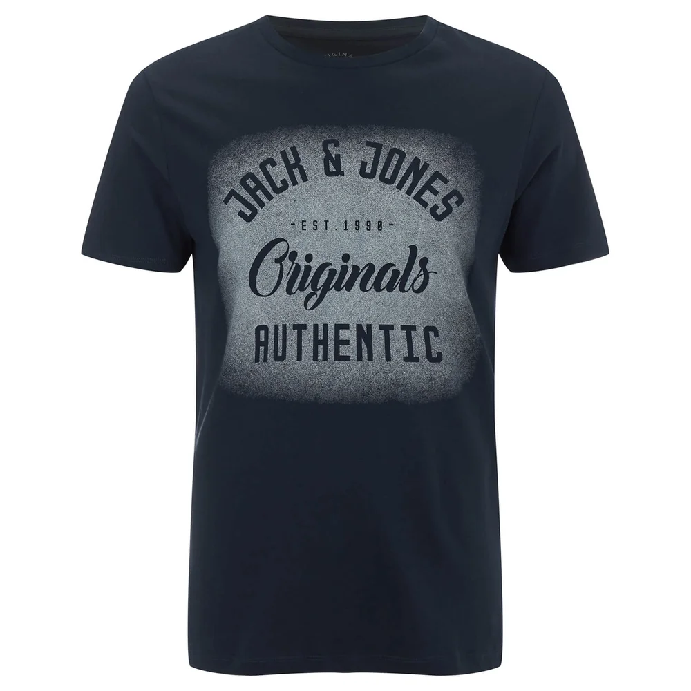Jack & Jones Men's Originals Reji T-Shirt - Total Eclipse - S - Navy Image 1