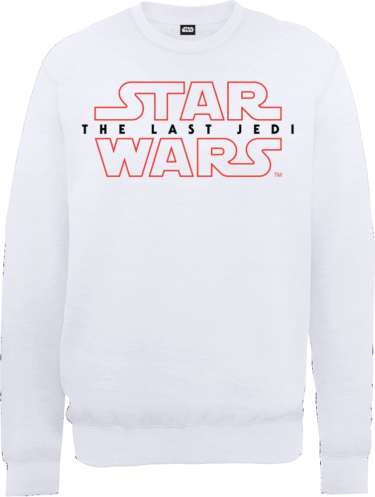 Star Wars The Last Jedi Men's White Sweatshirt - S Image 1