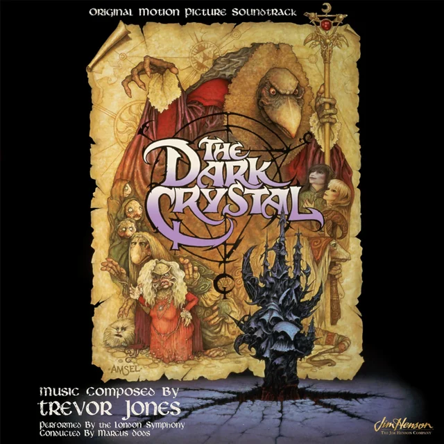 Dark Crystal Vinyl Soundtrack (Transparent with Purple Splatter variant) LP - Zavvi Exclusive