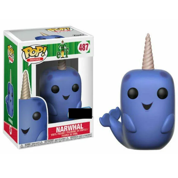 Elf Narwhal EXC Pop! Vinyl Figure Image 1