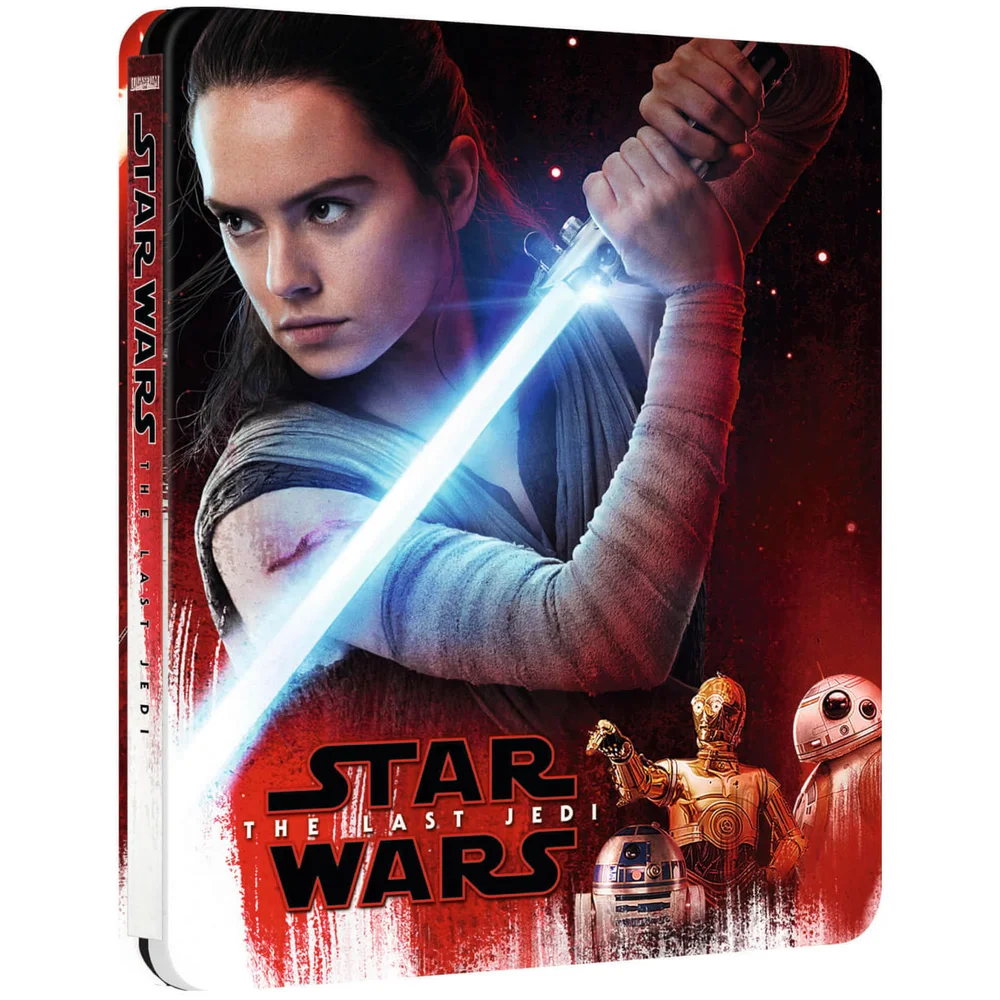 Star Wars: The Last Jedi - 4K Ultra HD (Includes 2D Blu-ray) - Zavvi Exclusive Limited Edition Steelbook Image 1