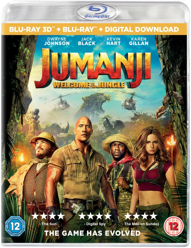Jumanji: Welcome To The Jungle 3D (Includes 2D Version)