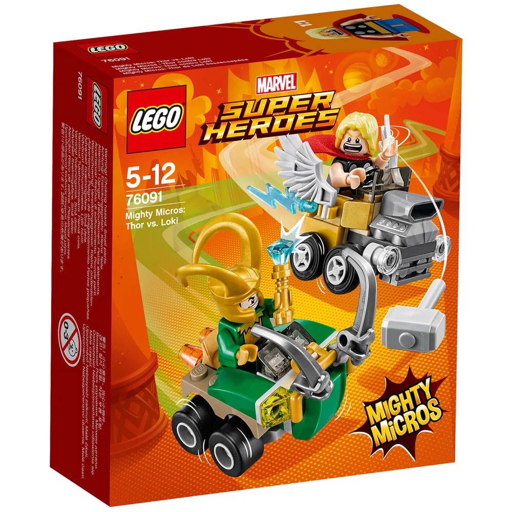 LEGO Superheroes Mighty Micros: Thor Vs. Loki (76091) Image 1