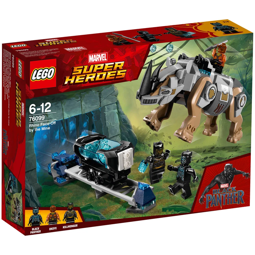 LEGO Superheroes: Black Panther Rhino Face-Off (76099) Image 1