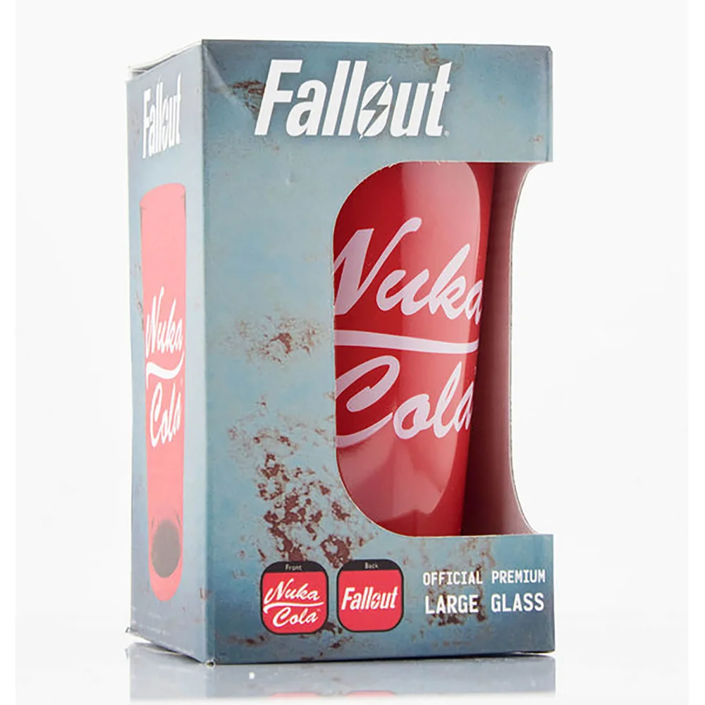 Fallout Nuka Cola Coloured Large Glasses 16oz Image 1