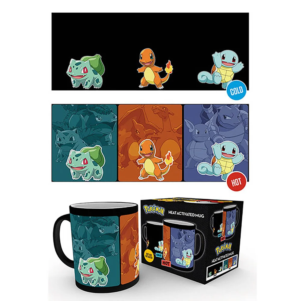 Pokémon Catch Em All Heat Change Mug Image 1