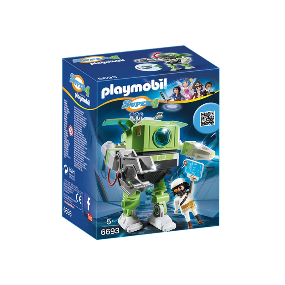 Playmobil Super 4 Cleano Robot (6693) Image 1