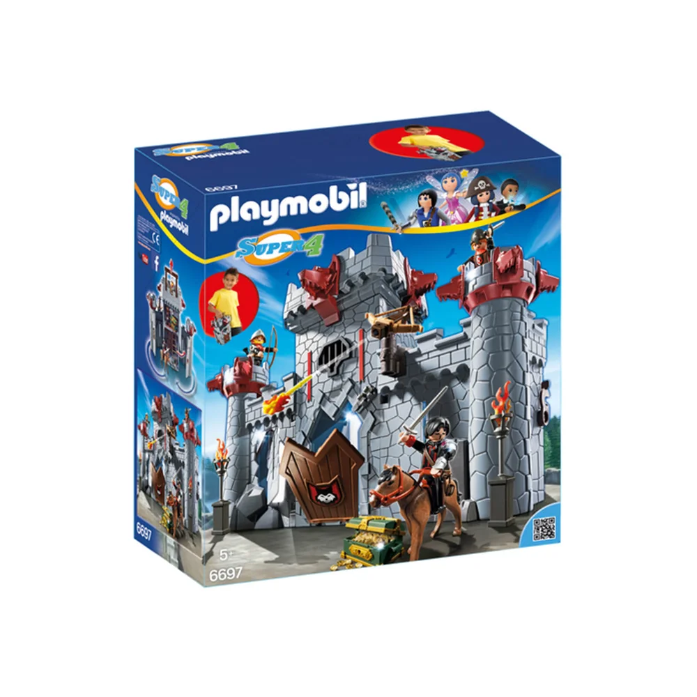 Playmobil Super 4 Take Along Black Baron's Castle (6697) Image 1