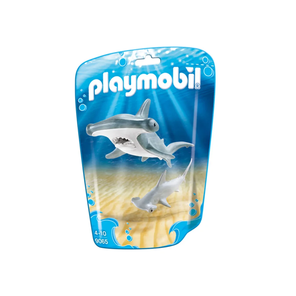 Playmobil Family Fun Hammerhead Shark with Baby (9065) Image 1