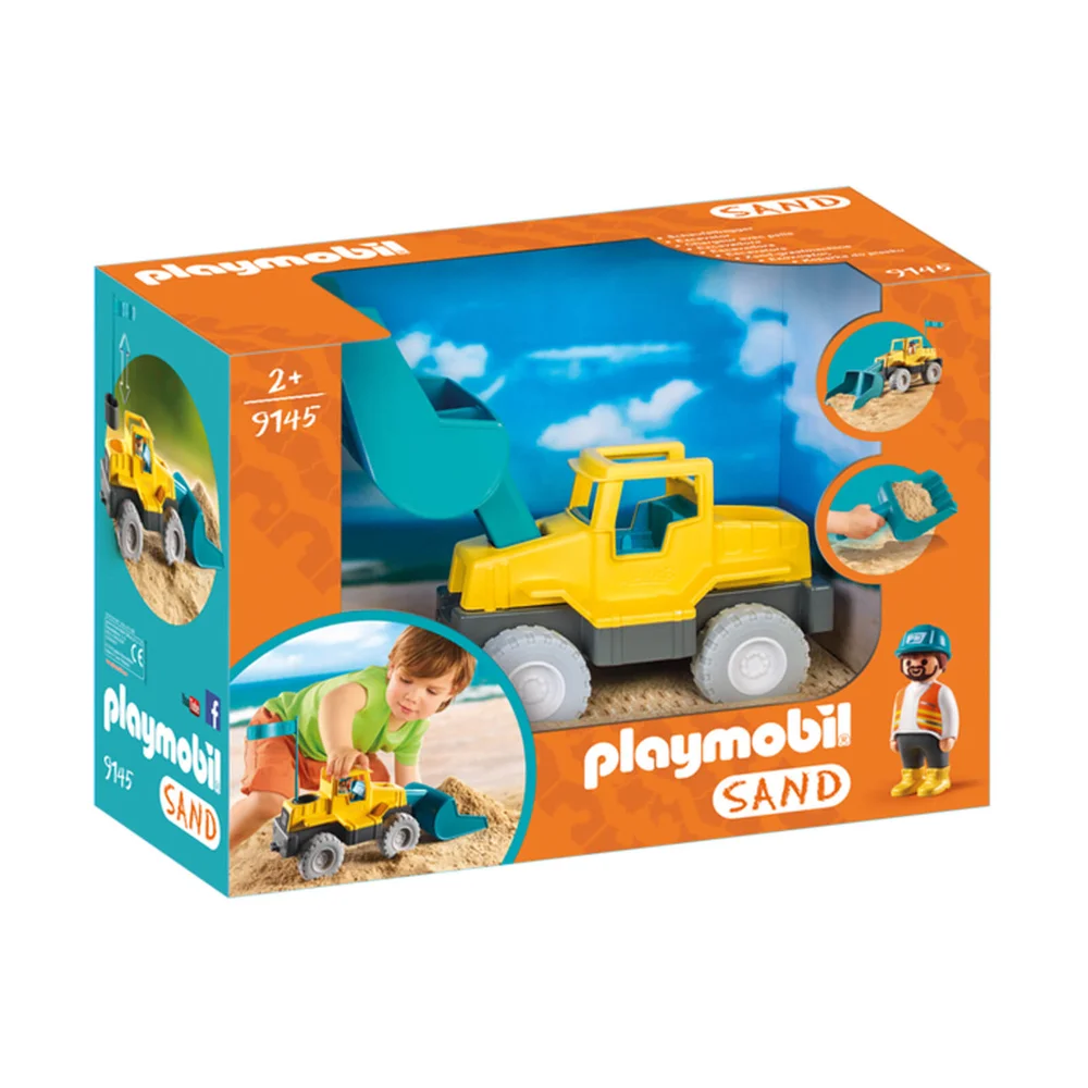 Playmobil Sand Excavator with Removable Shovel (9145) Image 1