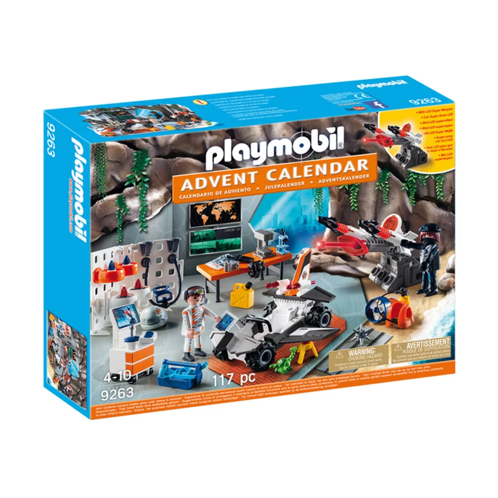 Playmobil Advent Calendar 'Top Agents' with LED Super Weapon (9263) Image 1