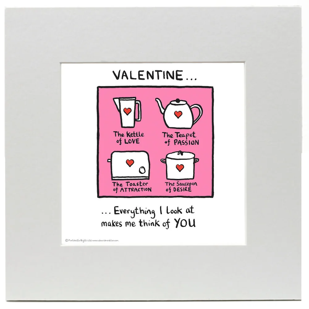 Edward Monkton Think of You Print Image 1