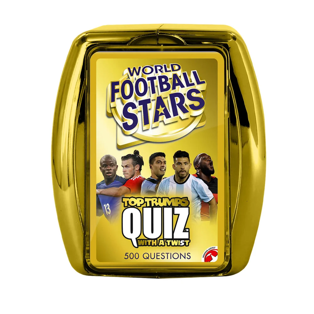 Top Trumps Quiz Game - World Football Stars Edition Image 1