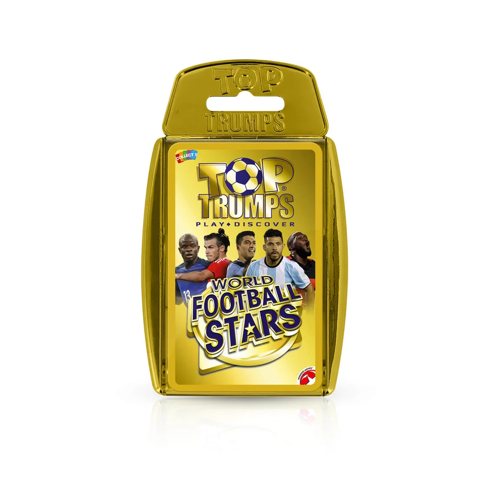 Top Trumps Card Game - World Football Stars Gold Edition Image 1