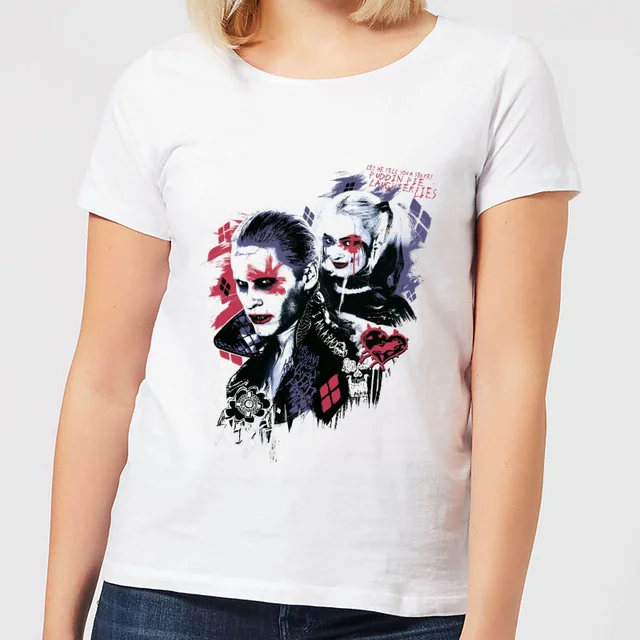 DC Comics Suicide Squad Harleys Puddin Women's T-Shirt - White