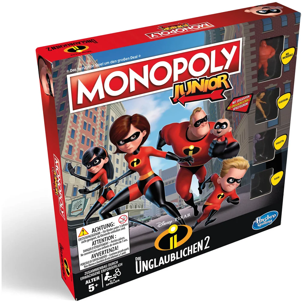 Hasbro Gaming The Incredibles Monopoly - Junior Image 1