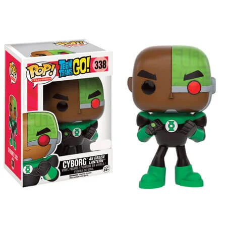 Teen Titans Go! Cyborg as Green Lantern EXC Pop! Vinyl Figure Image 1