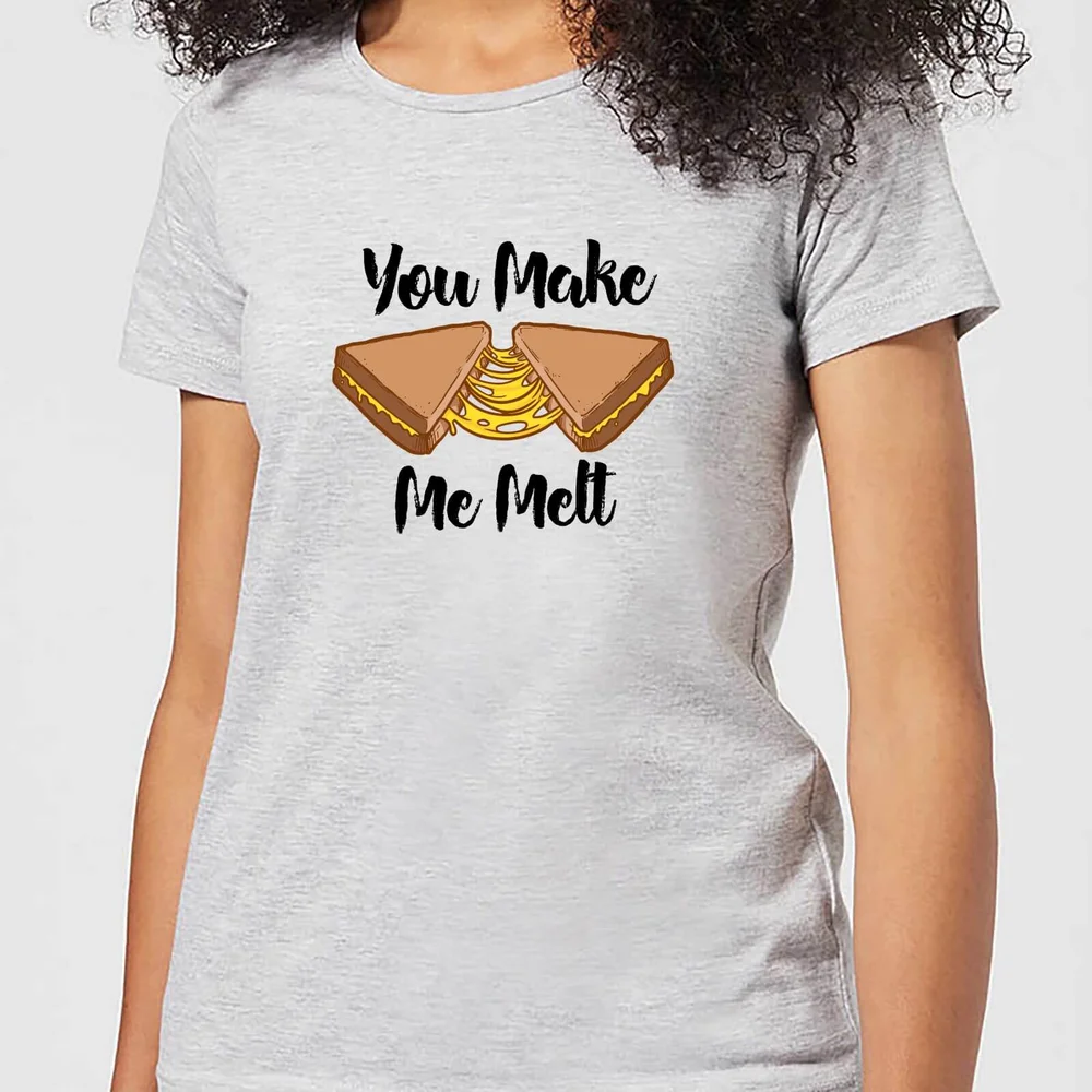 You Make Me Melt Women's T-Shirt - Grey - S - Grey Image 1