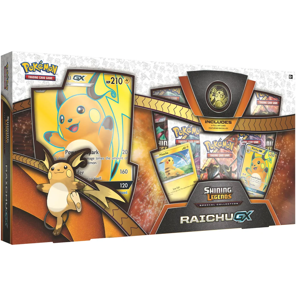 Shining Legends Special Collection Raichu-GX: Pokémon TCG Image 1
