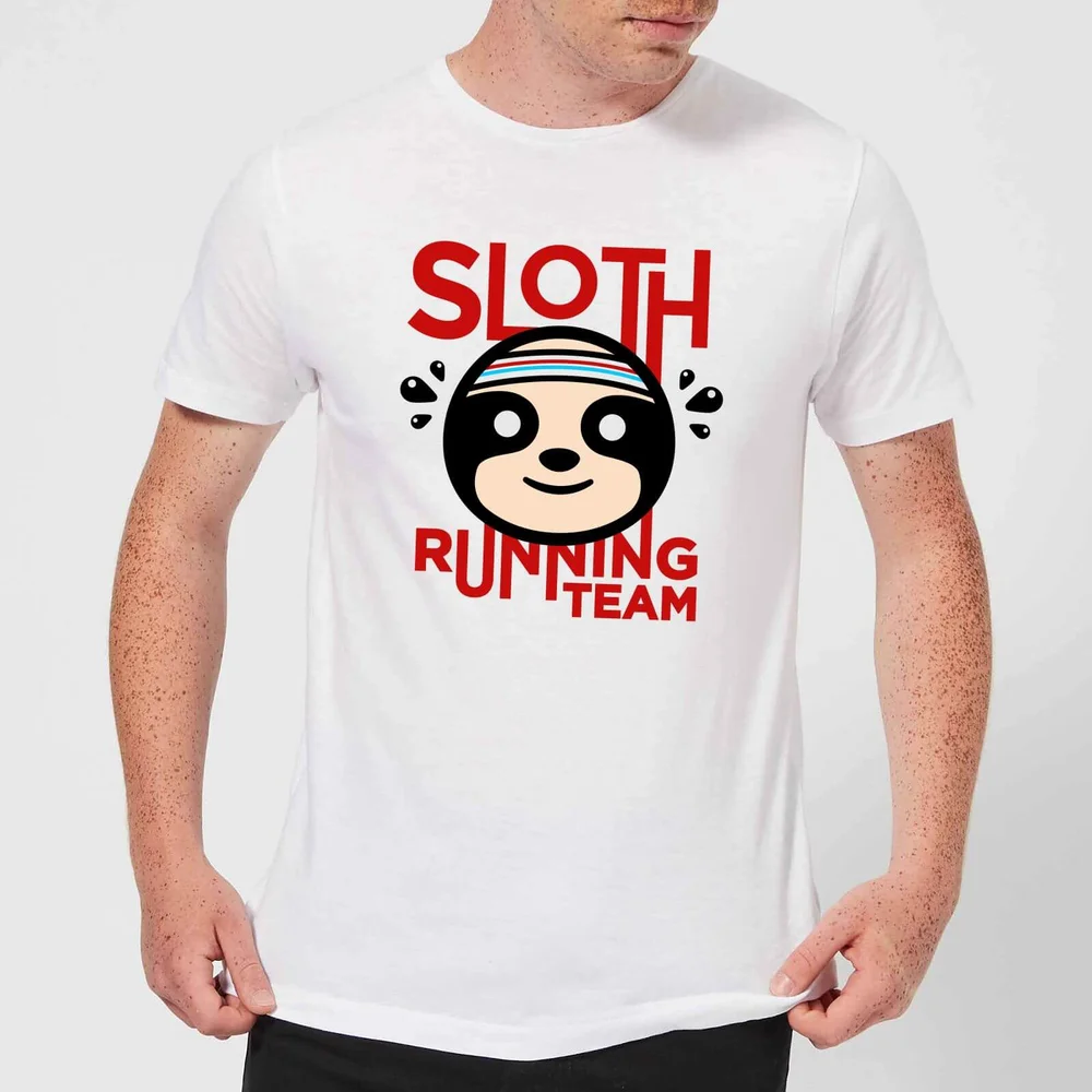 Sloth Running Team T-Shirt - White - S - White Image 1