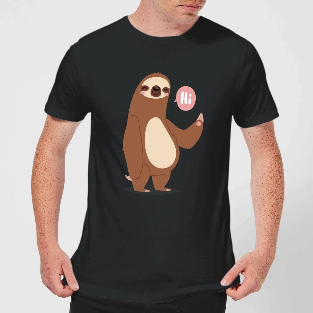 Sloth Hi T-Shirt - Black - S - Black Image 1