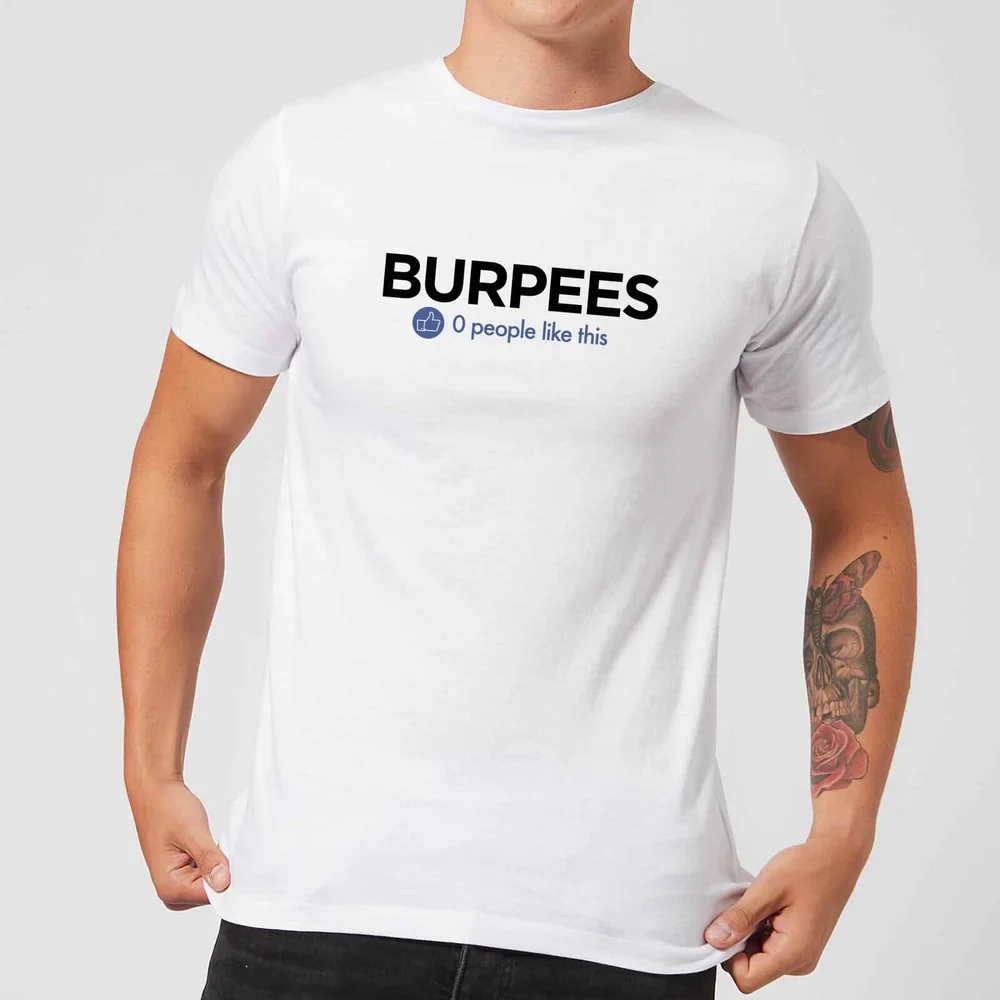 No One Likes Burpees T-Shirt - White - S - White Image 1
