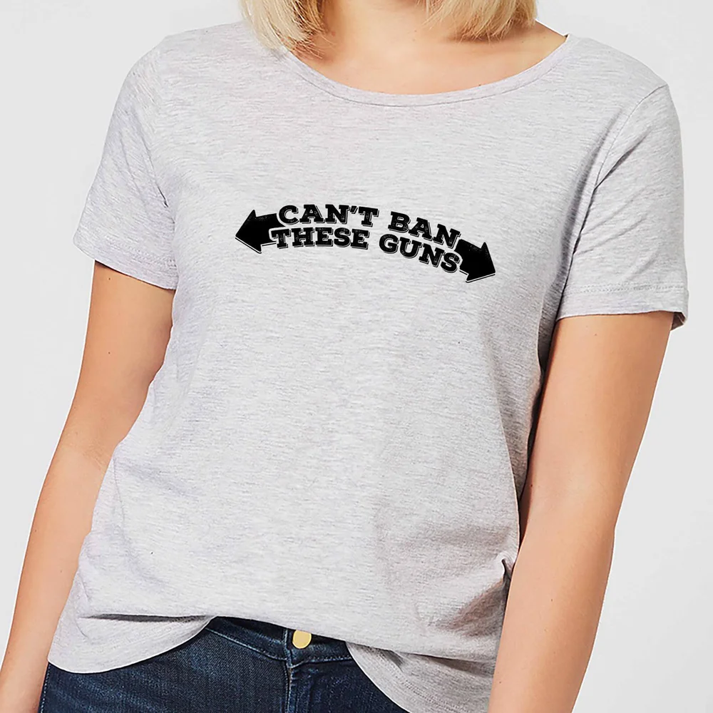 Can't Ban These Guns Women's T-Shirt - Grey - S - Grey Image 1