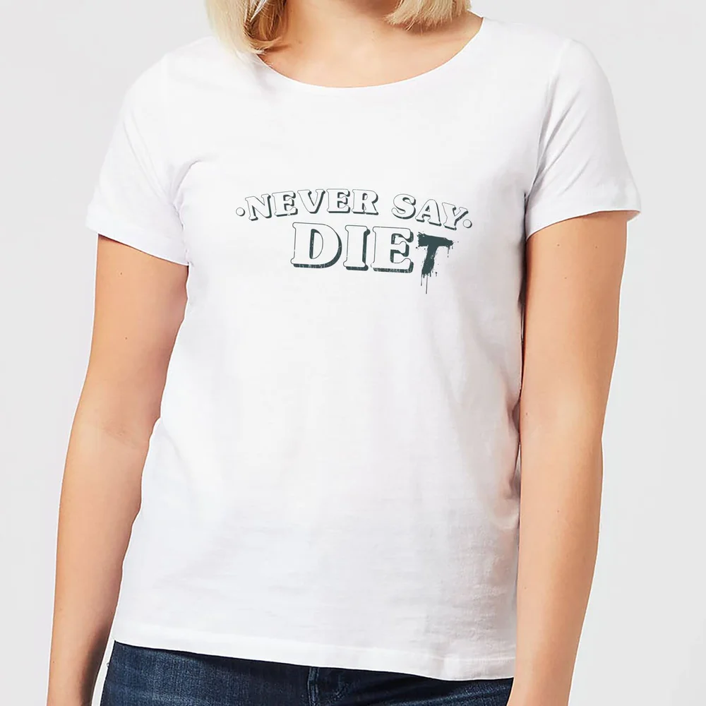 Never Say Die-t Women's T-Shirt - White - S - White Image 1