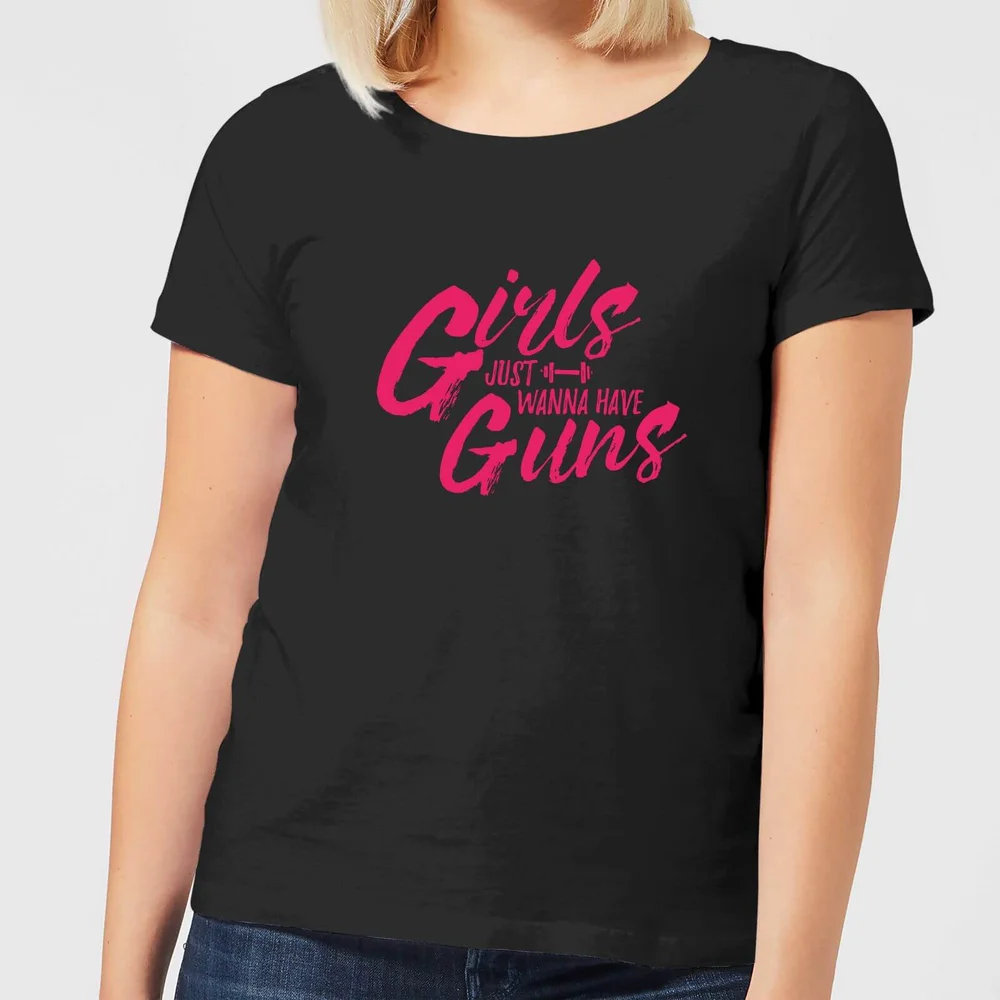 Girls Just Wanna Have Guns Women's T-Shirt - Black - 3XL Image 1