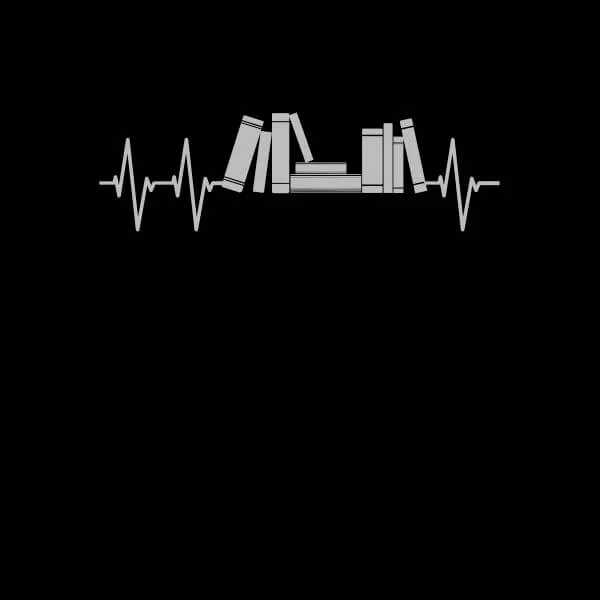 Heartbeat Books Women's T-Shirt - Black