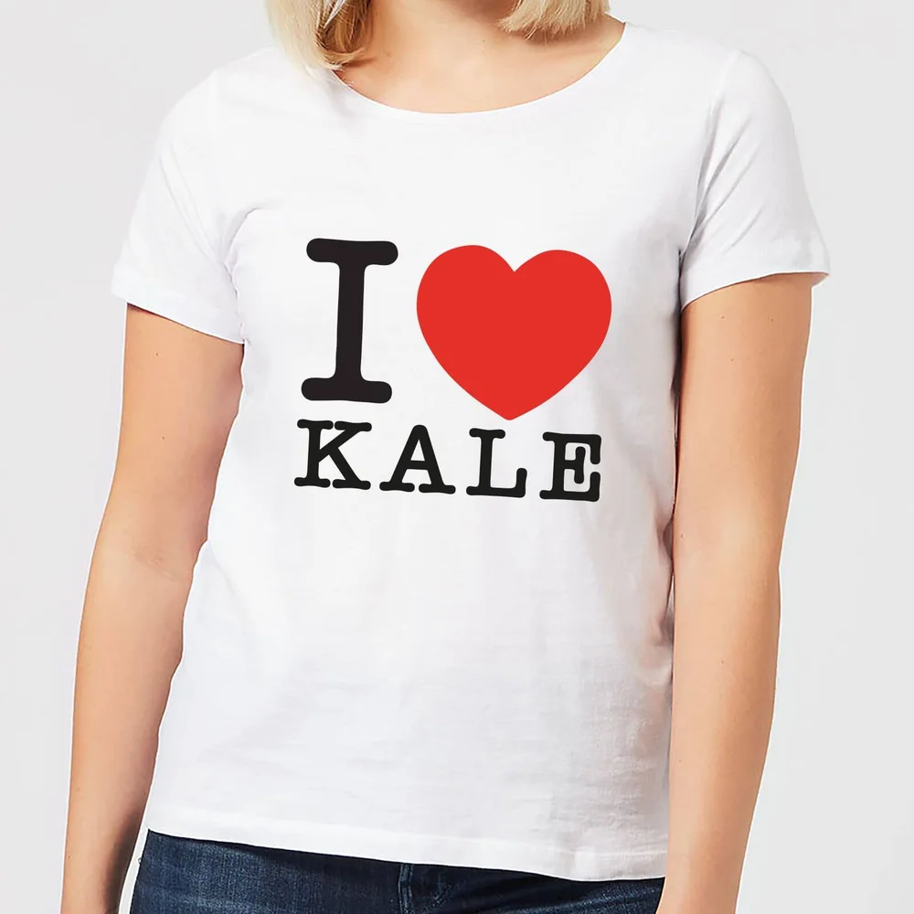 I Heart Kale Women's T-Shirt - White - S - White Image 1