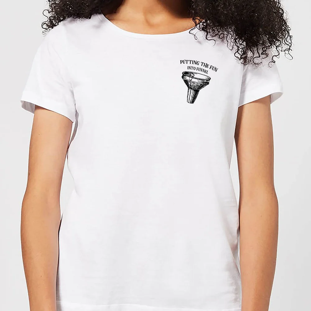 Putting Fun Into Funnel Women's T-Shirt - White - S - White Image 1