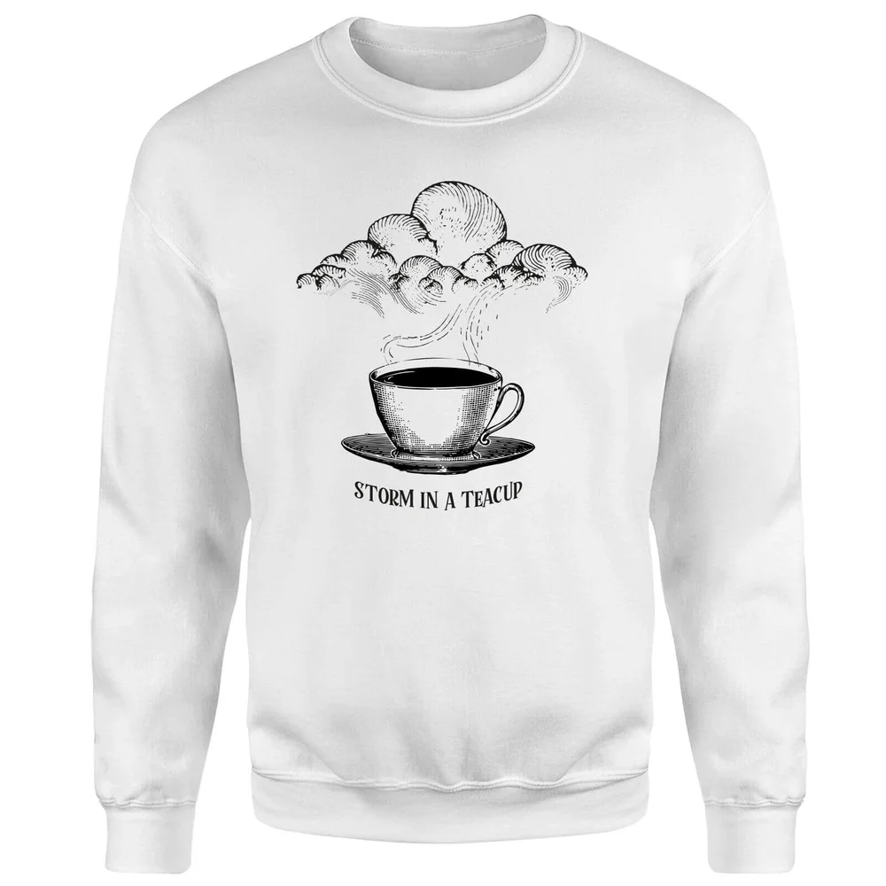 Storm In A Teacup Sweatshirt - White - S - White Image 1