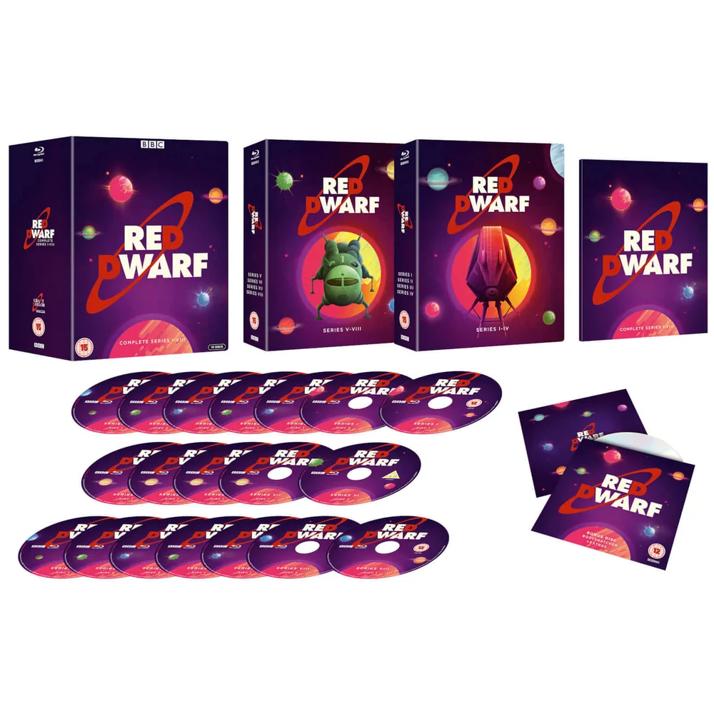 Red Dwarf Series 1 - 8 Boxset Image 1