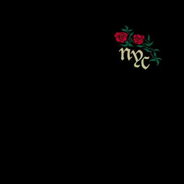 NYC Rose T-Shirt - Black