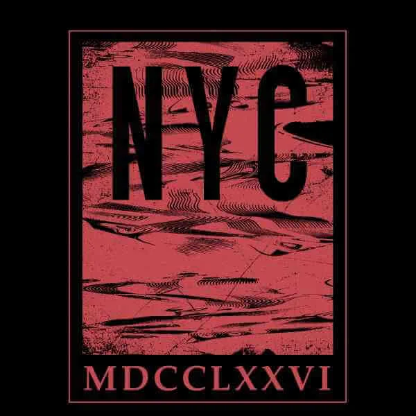 NYC Roman T-Shirt - Black