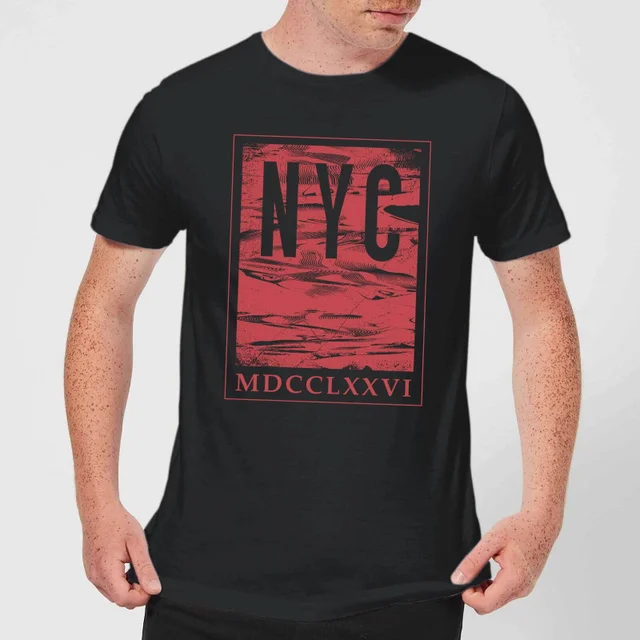 NYC Roman T-Shirt - Black
