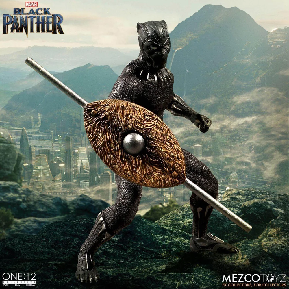 Mezco One:12 Collective Marvel Comics Action Figure - Black Panther Image 1