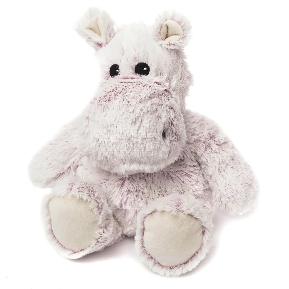 Warmies Plush Marshmallow Hippo - Pink Image 1