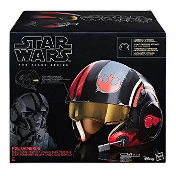 Star Wars: The Last Jedi Poe Dameron The Black Series 1:1 Scale Wearable Electronic Helmet