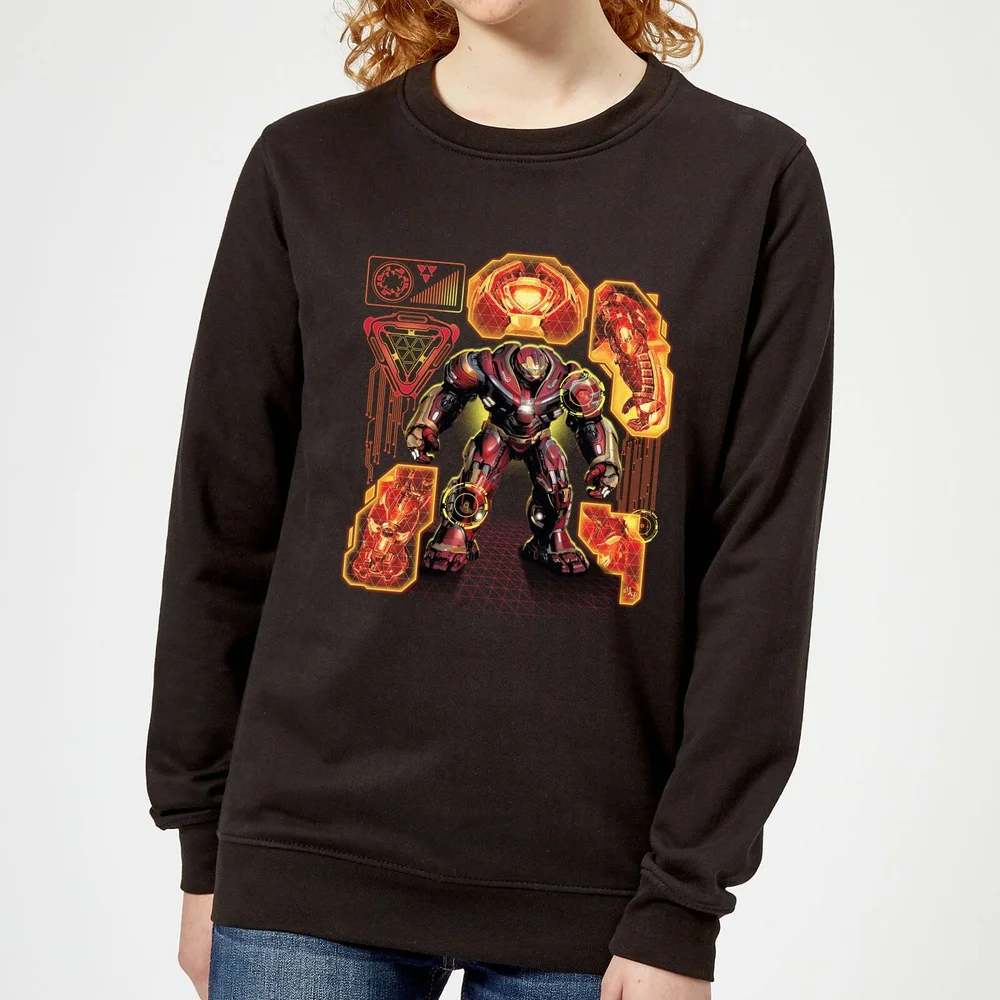 Marvel Avengers Infinity War Hulkbuster Women's Sweatshirt - Black - S Image 1