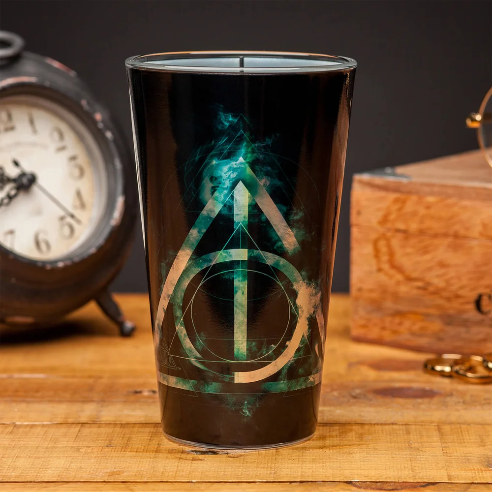 Harry Potter Deathly Hallows Glass Image 1
