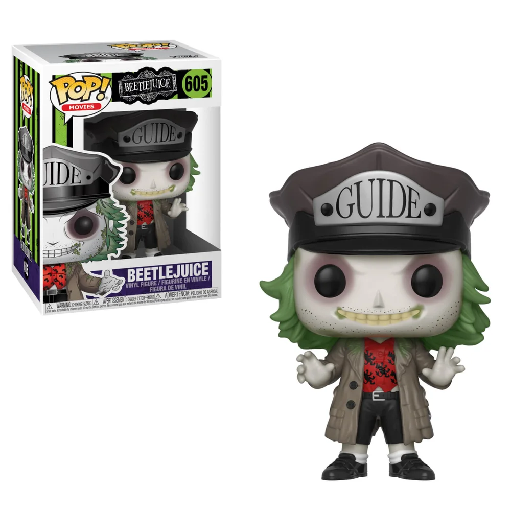 Beetlejuice with Hat Pop! Vinyl Figure Image 1