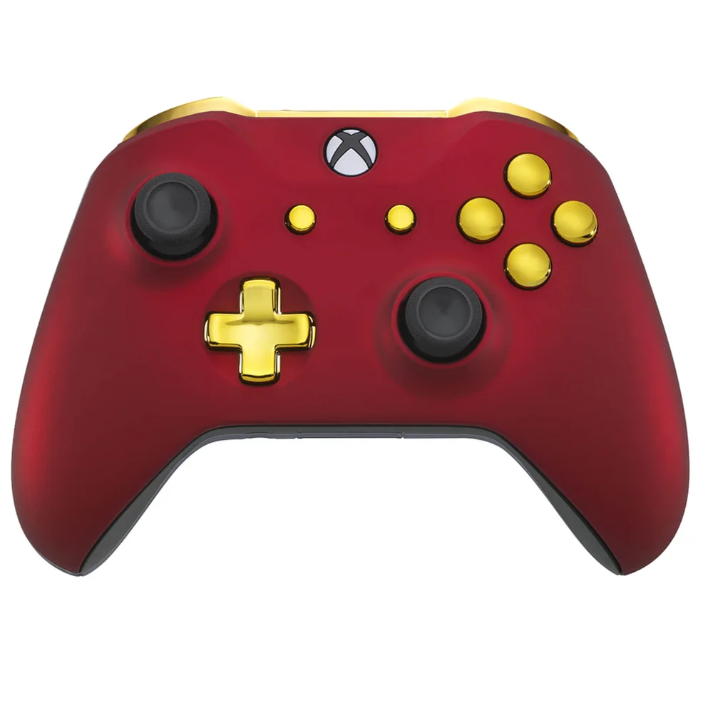 Xbox One S - Red Velvet & Gold Edition (UK) Image 1