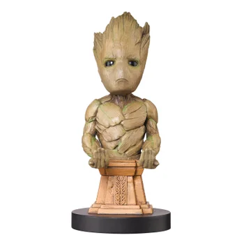 Marvel Guardians Of The Galaxy Collectable Groot 8 Inch Cable Guy Controller & Smartphone Stand