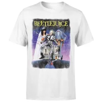 Beetlejuice Distressed Poster T-Shirt - White - undefined undefined
