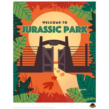 Jurassic Park 'Welcome to Jurassic Park' Limited Edition Art Print