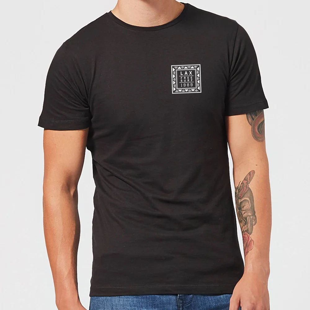 Native Shore Men's Lax Free Surf T-Shirt - Black - 5XL Image 1