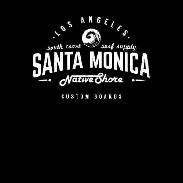 Native Shore Men's Santa Monica T-Shirt - Black